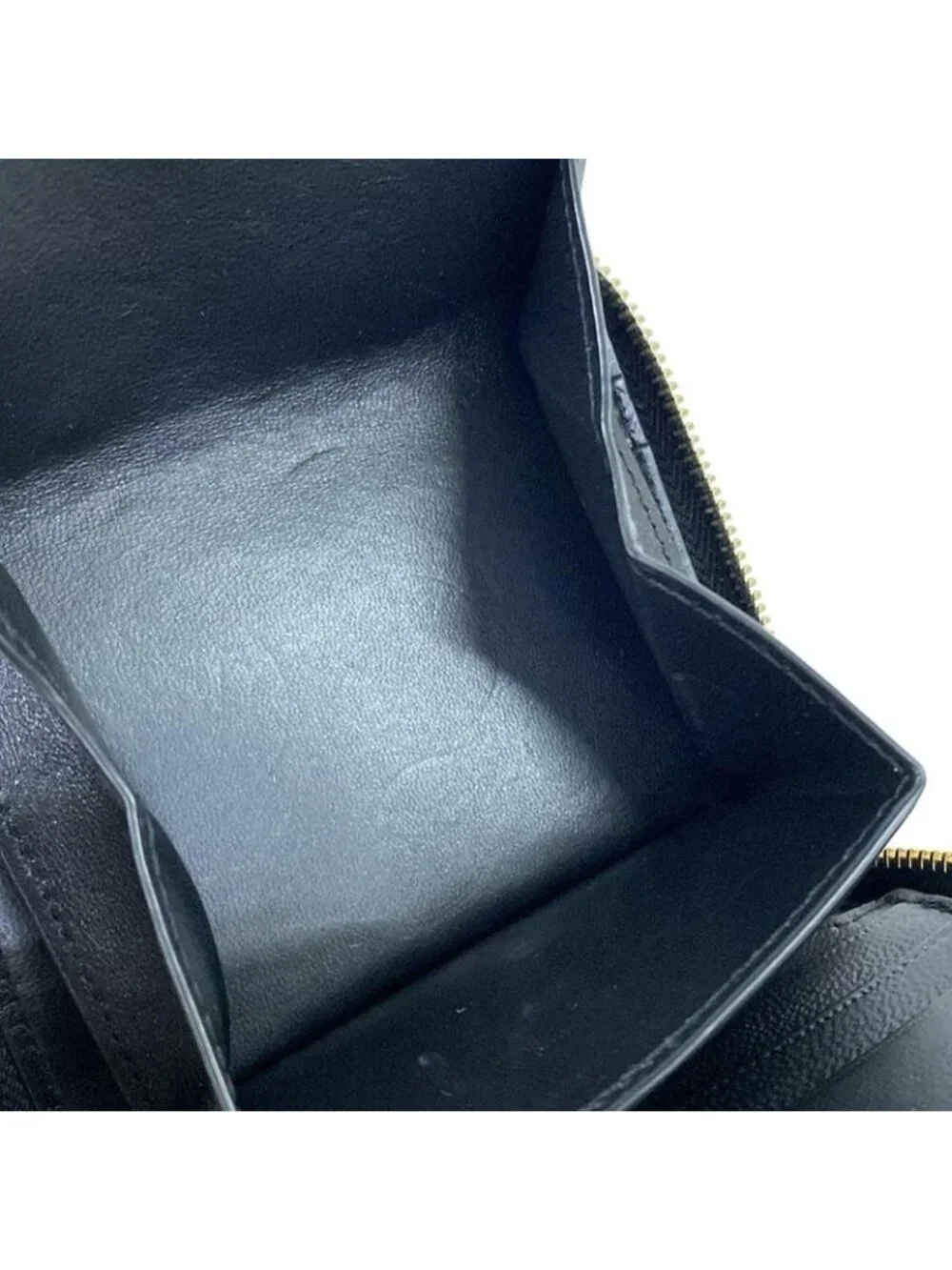 Saint Laurent Paris Bifold Wallet Black Zip Around Leather - Picture 5 of 7